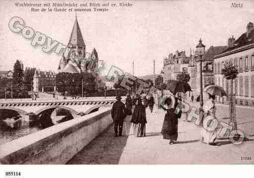 Ville de METZ, carte postale ancienne