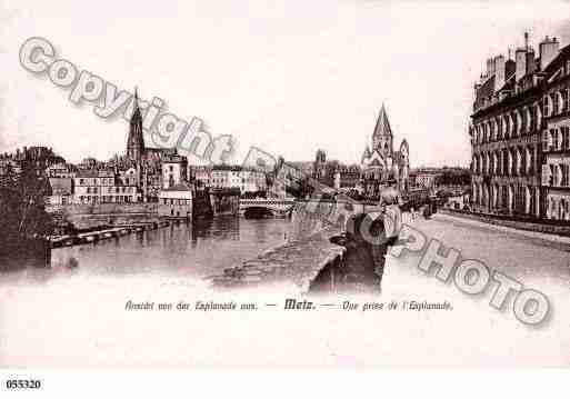 Ville de METZ, carte postale ancienne