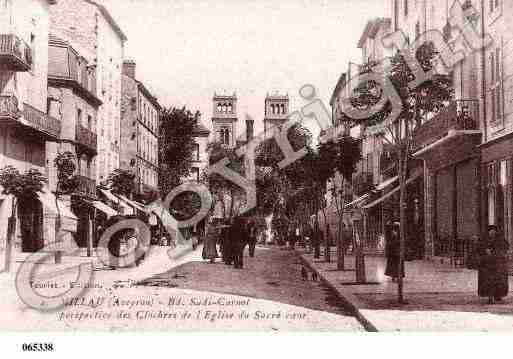 Ville de MILLAU, carte postale ancienne