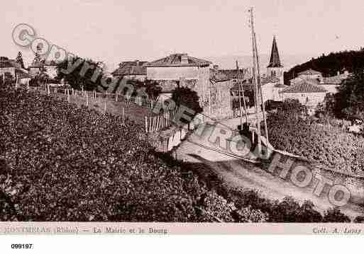 Ville de MONTMELASSAINTSORLIN, carte postale ancienne