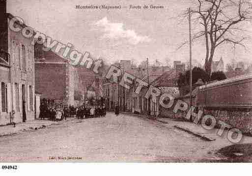 Ville de MONTSURS, carte postale ancienne