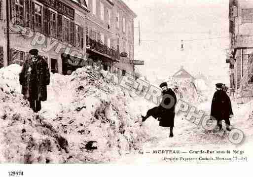 Ville de MORTEAU, carte postale ancienne