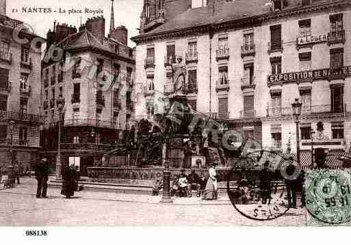 Ville de NANTES, carte postale ancienne