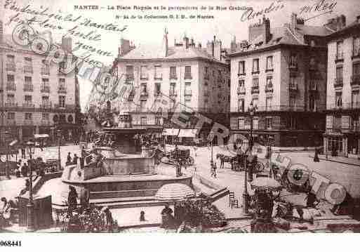 Ville de NANTES, carte postale ancienne