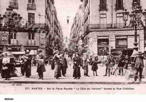 Ville de NANTES, carte postale ancienne