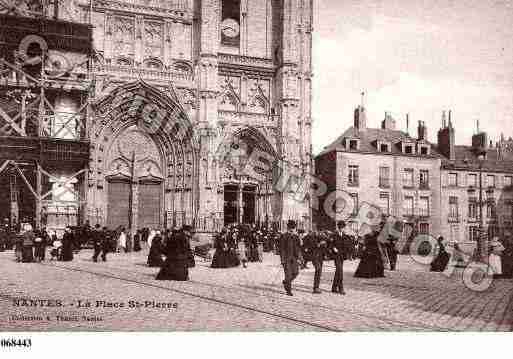 Ville de NANTES, carte postale ancienne