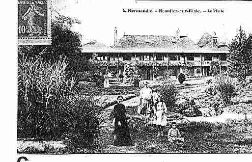 Ville de NEAUFLESSURRISLES, carte postale ancienne