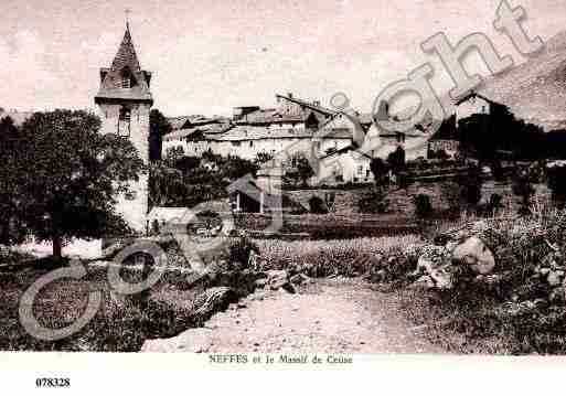 Ville de NEFFES, carte postale ancienne