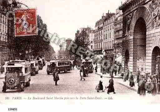 Ville de PARIS10, carte postale ancienne