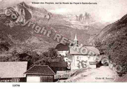 Ville de PASSY, carte postale ancienne