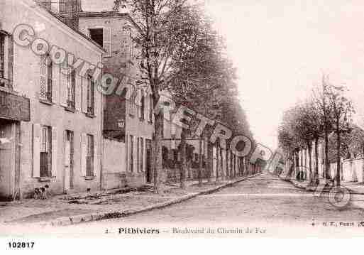 Ville de PITHIVIERS, carte postale ancienne