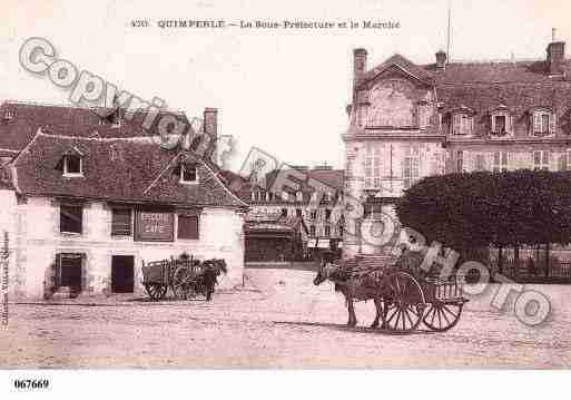 Ville de QUIMPERLE, carte postale ancienne