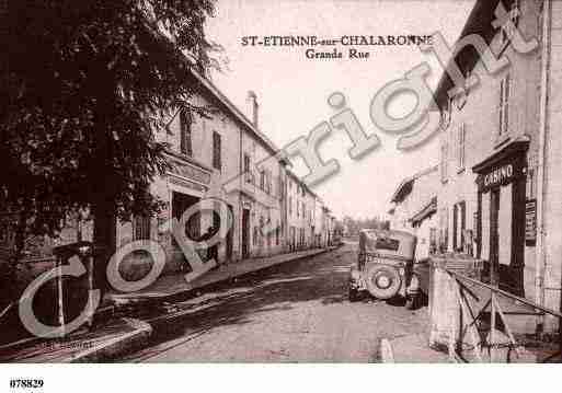 Ville de SAINTETIENNESURCHALARONNE, carte postale ancienne