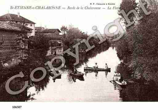 Ville de SAINTETIENNESURCHALARONNE, carte postale ancienne