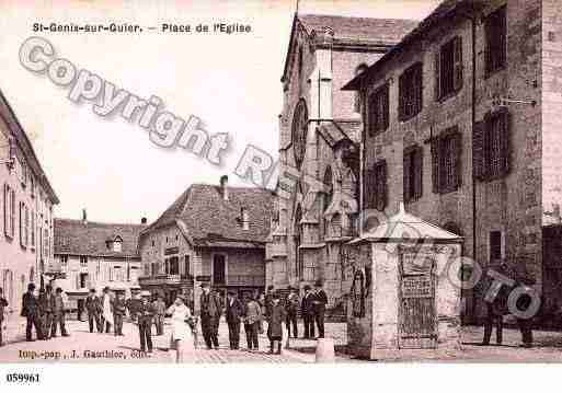 Ville de SAINTGENIXSURGUIERS, carte postale ancienne