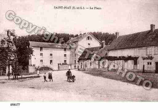 Ville de SAINTPIAT, carte postale ancienne