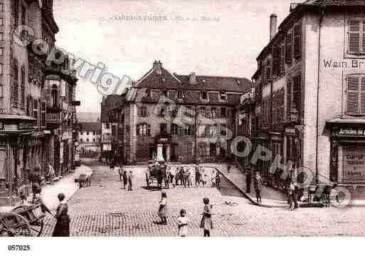 Ville de SARREGUEMINES, carte postale ancienne