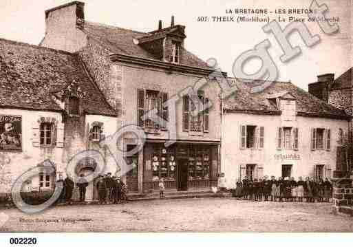 Ville de THEIX, carte postale ancienne