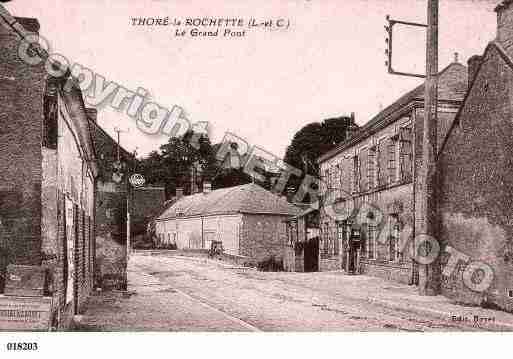 Ville de THORELAROCHETTE, carte postale ancienne