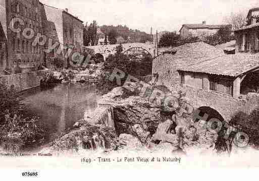 Ville de TRANSENPROVENCE, carte postale ancienne