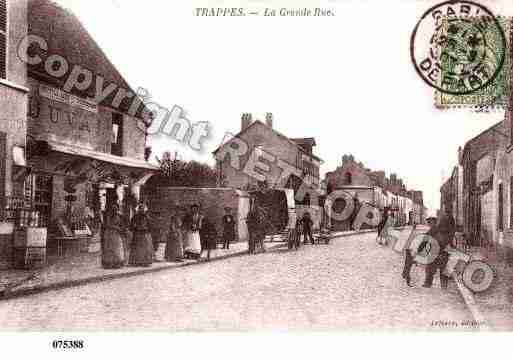 Ville de TRAPPES, carte postale ancienne