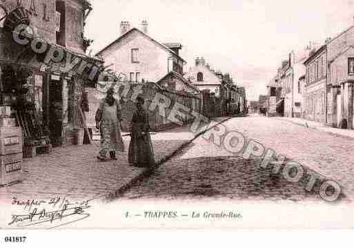 Ville de TRAPPES, carte postale ancienne