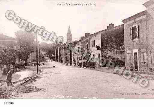 Ville de VALDURENQUE, carte postale ancienne