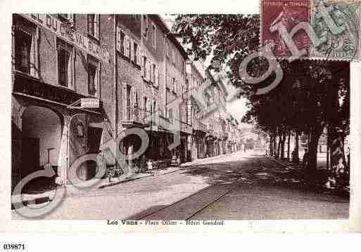 Ville de VANS(LES), carte postale ancienne