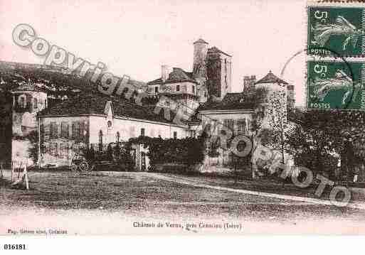 Ville de VERNA, carte postale ancienne