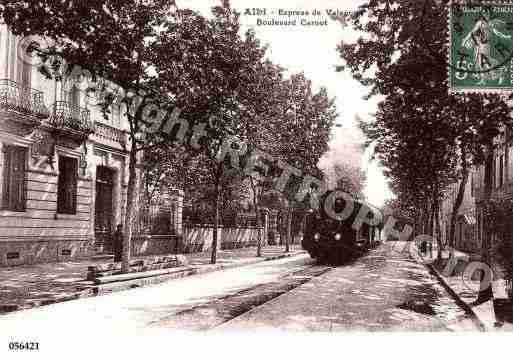 Ville de ALBI, carte postale ancienne