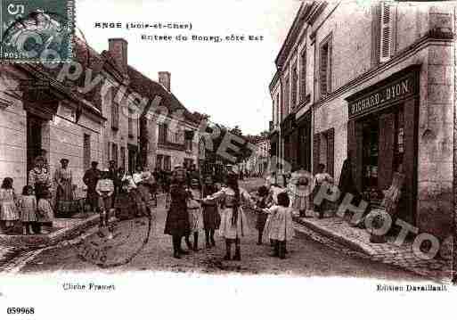 Ville de ANGE, carte postale ancienne