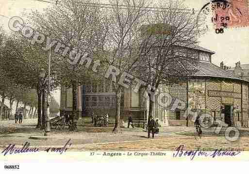 Ville de ANGERS, carte postale ancienne