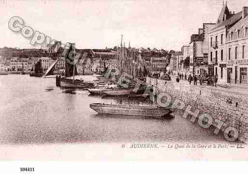 Ville de AUDIERNE, carte postale ancienne