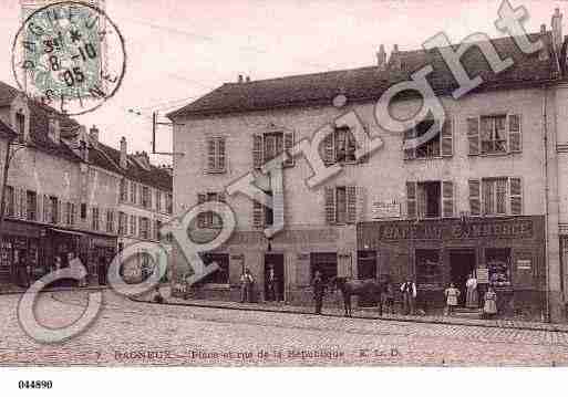 Ville de BAGNEUX, carte postale ancienne