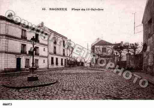 Ville de BAGNEUX, carte postale ancienne