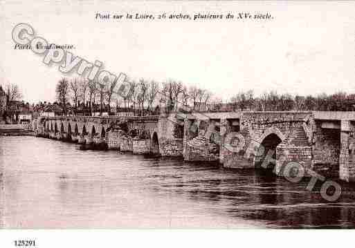 Ville de BEAUGENCY, carte postale ancienne