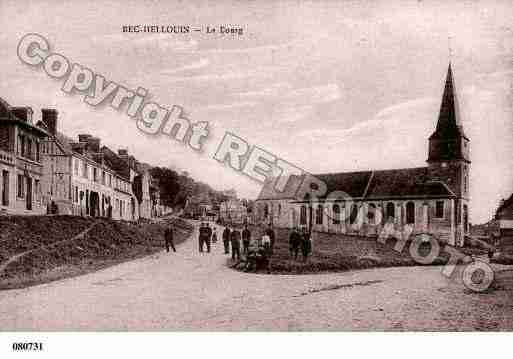 Ville de BECHELLOUIN(LE), carte postale ancienne