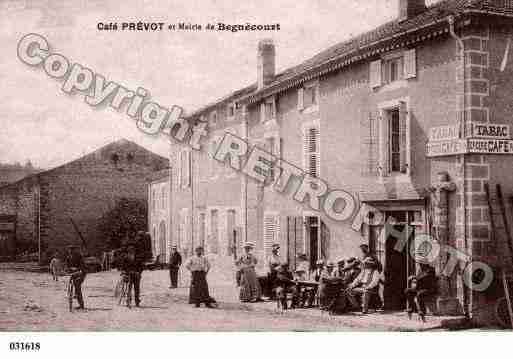 Ville de BEGNECOURT, carte postale ancienne