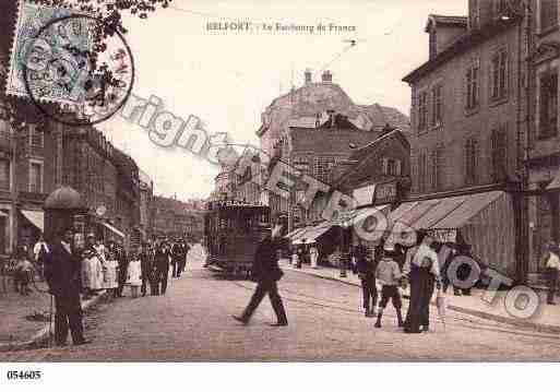 Ville de BELFORT, carte postale ancienne