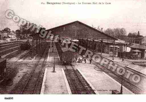 Ville de BERGERAC, carte postale ancienne