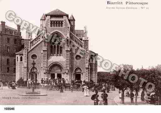 Ville de BIARRITZ, carte postale ancienne