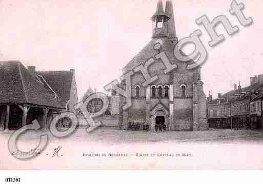 Ville de BLET, carte postale ancienne