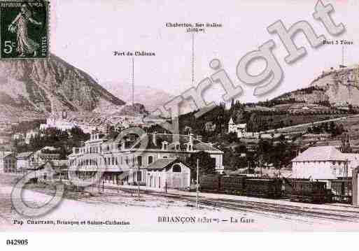 Ville de BRIANCON, carte postale ancienne