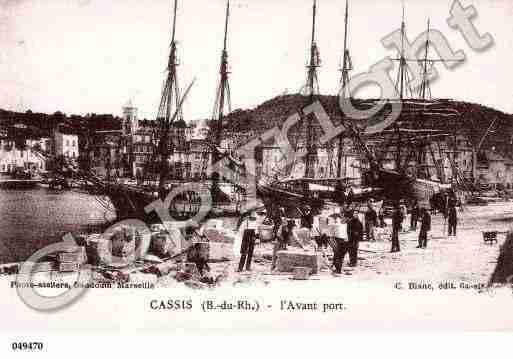 Ville de CASSIS, carte postale ancienne