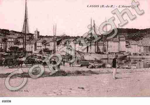 Ville de CASSIS, carte postale ancienne