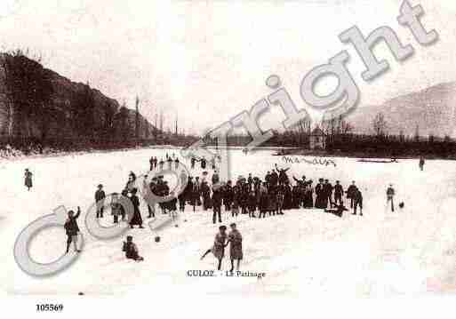 Ville de CULOZ, carte postale ancienne