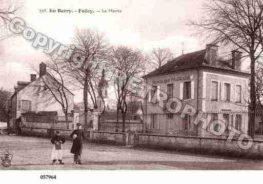 Ville de FOECY, carte postale ancienne