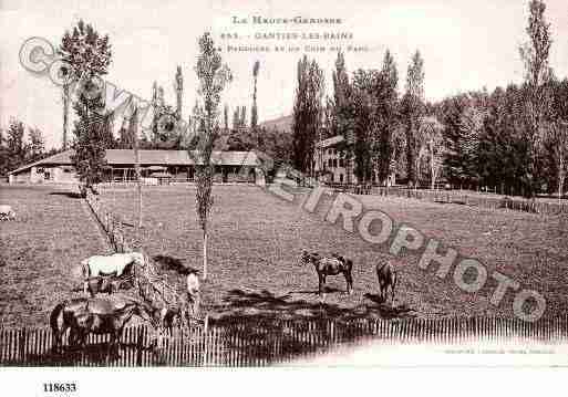 Ville de GANTIES, carte postale ancienne