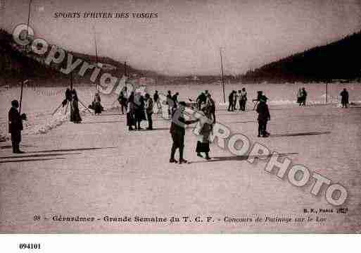 Ville de GERARDMER, carte postale ancienne