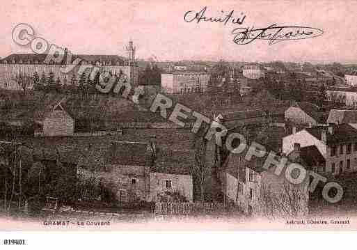 Ville de GRAMAT, carte postale ancienne